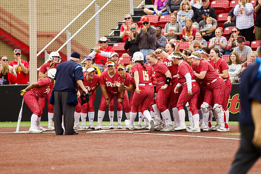 Pittsburg State Softball Team Celebration